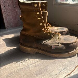 Rugged Brown Work Boots